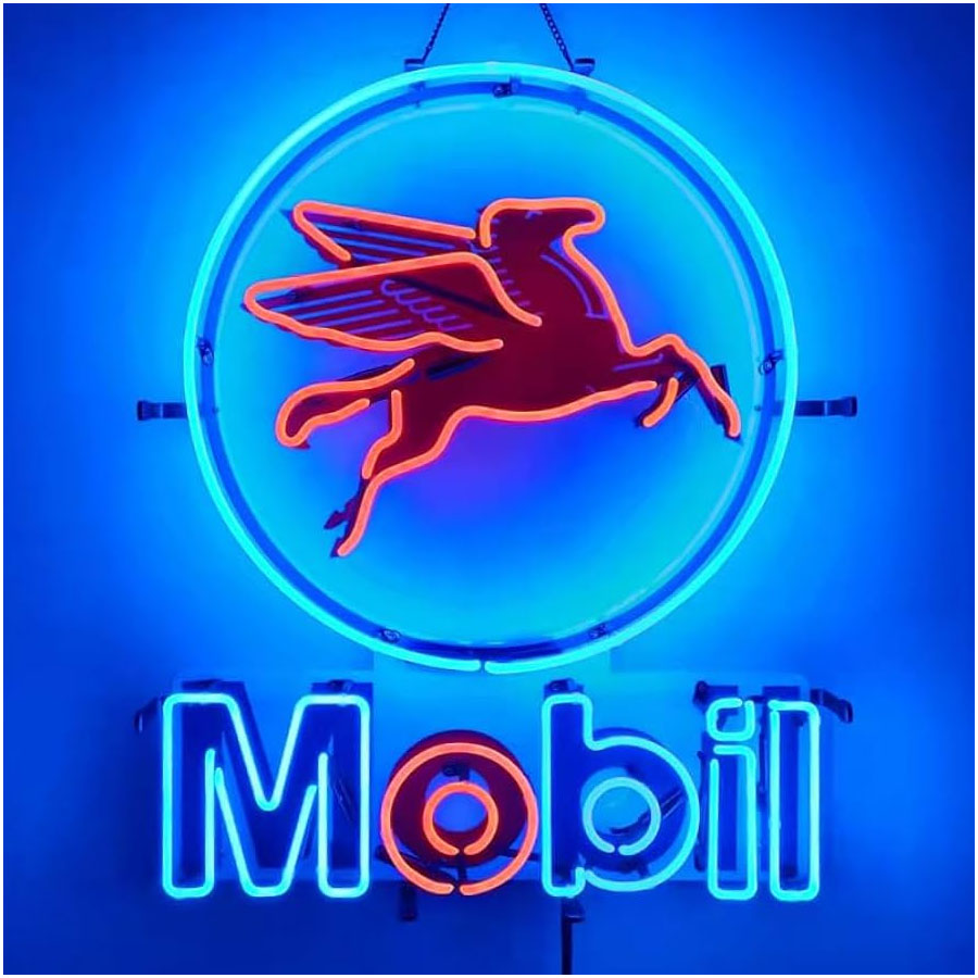 Commercial Glass Printing - Neon Sign Real Glass For Garage