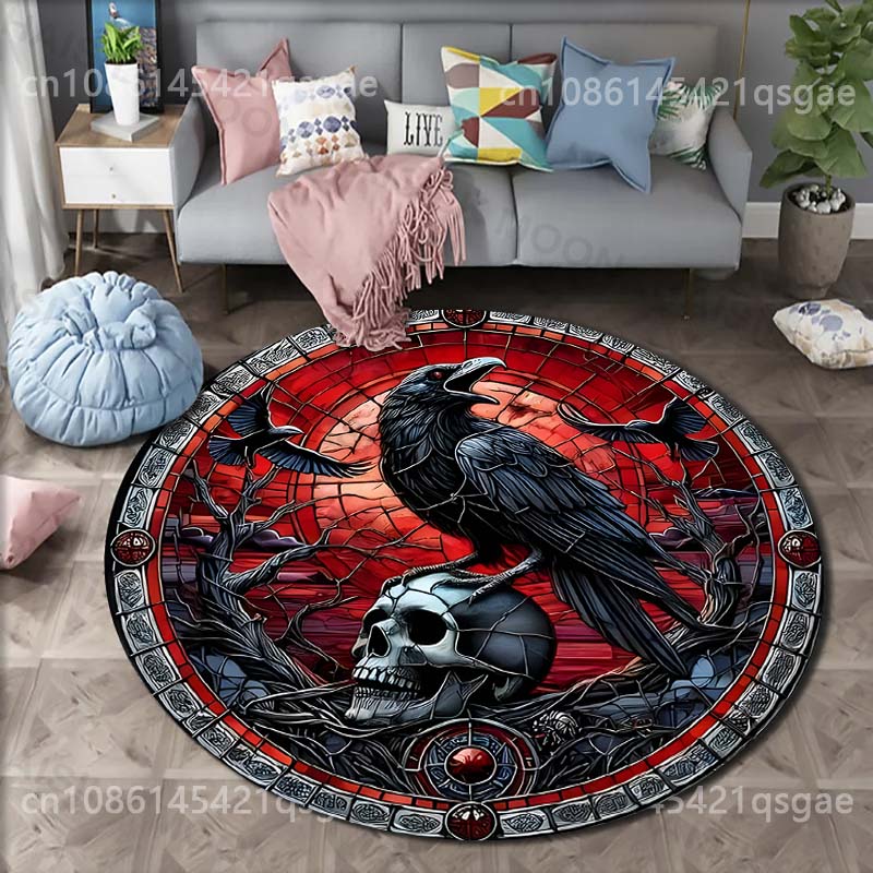 Multiple sizes Raven skull the - Commercial Glass Printing 评论和价格