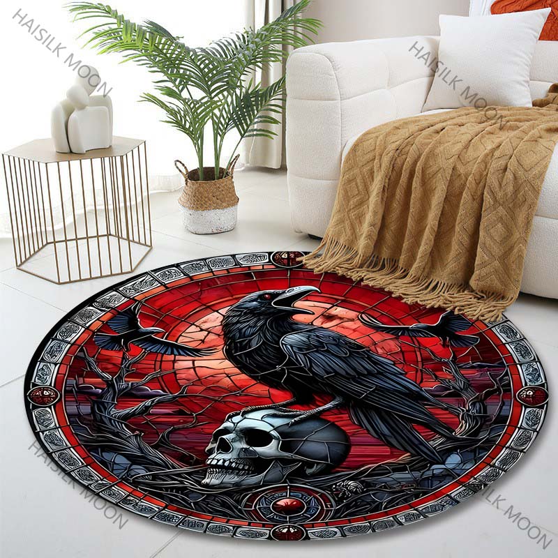 Multiple sizes Raven skull the - Commercial Glass Printing 评论和价格