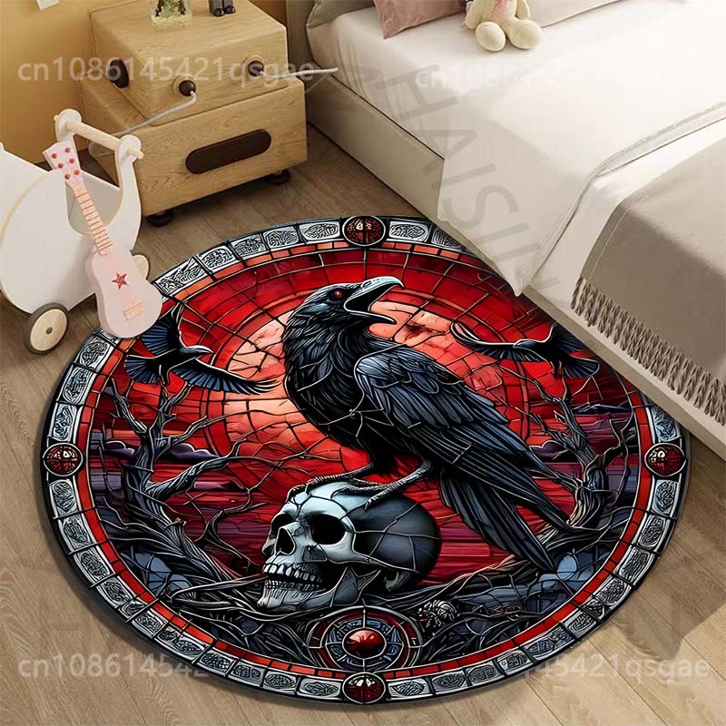 Multiple sizes Raven skull the - Commercial Glass Printing 评论和价格