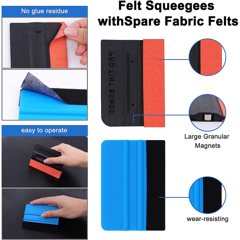 40Pcs Car Window Tint Kit Viny - Screen Printing Squeegee 评论和价格