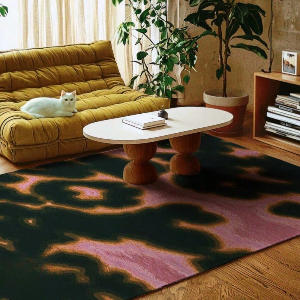Animal Print Pink Green Area R - Commercial Printing Items 评论和价格