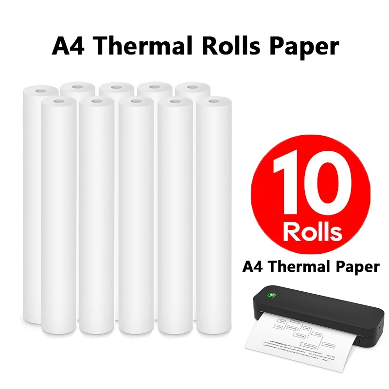 A4 Thermal Paper Rolls 1/2/4/1 - Commercial Document Printing 评论和价格