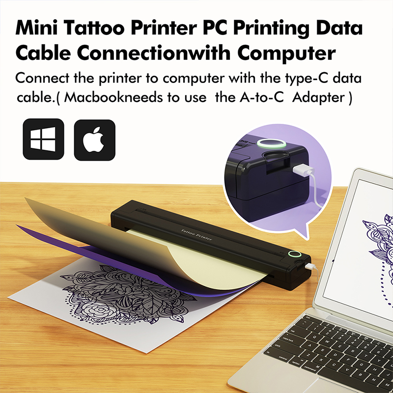 A4 Mini Portable Printer Wirel - Commercial Document Printing 评论和价格