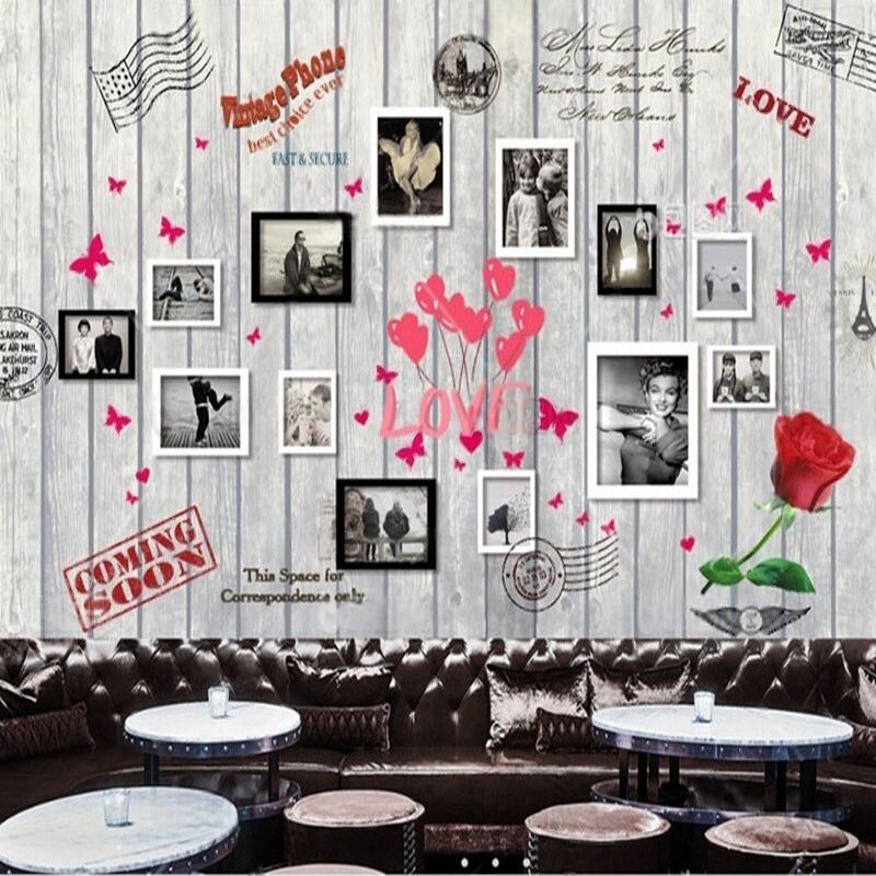 European and American wood gra - Commercial Wallpaper Printing 评论和价格
